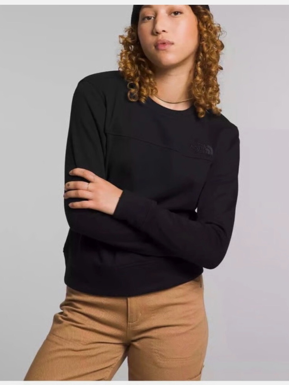 The North Face Women's Everyday Fleece Crew Pullover - Size: XS - Black